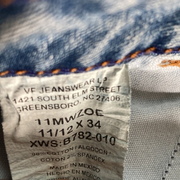 Wrangler Mid Rise Womens Jeans 11/12 x 34 - Picture 6 of 6